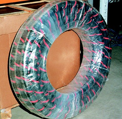 Click to enlarge - Oil/suction delivery hose used in hydraulic return/suction lines.